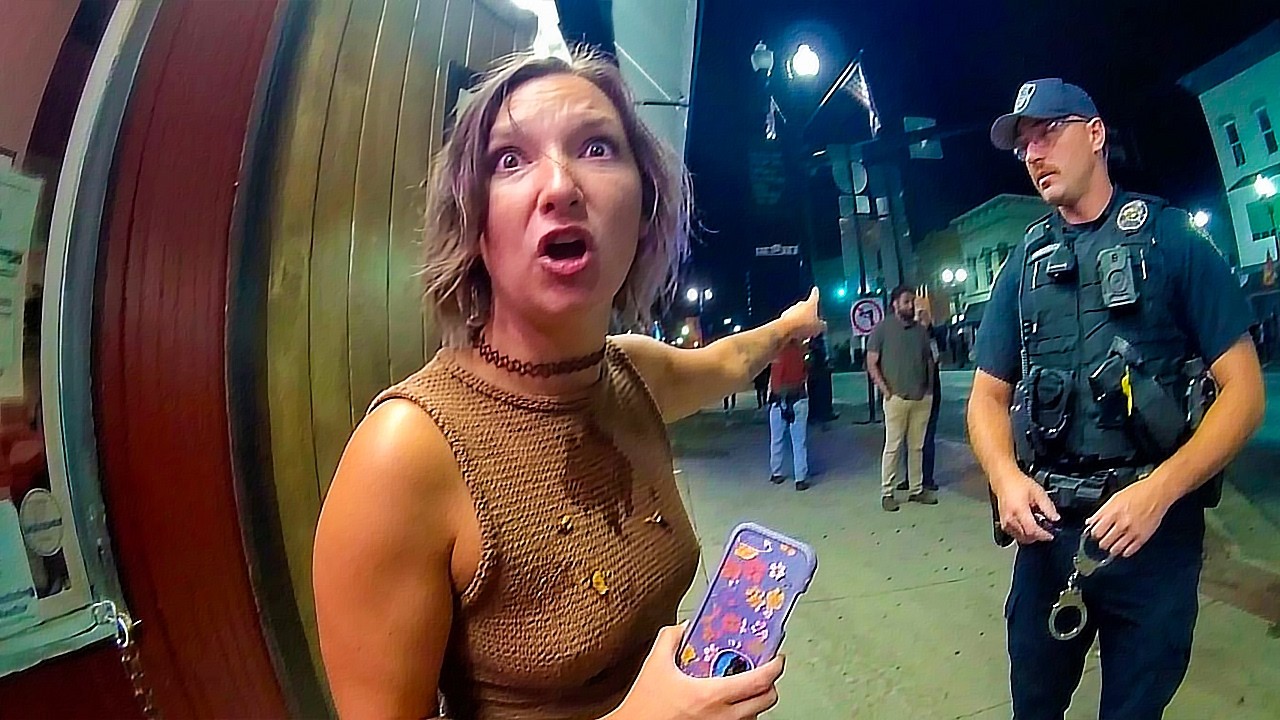 Drunk Woman Won't Admit She's The Problem