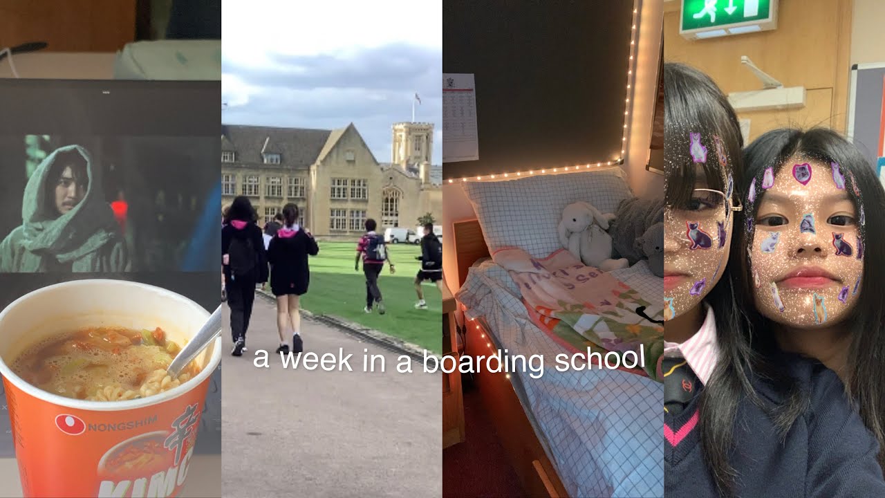 boarding school vlog  &middot; * ✧  a week at boarding school, living in uk alone