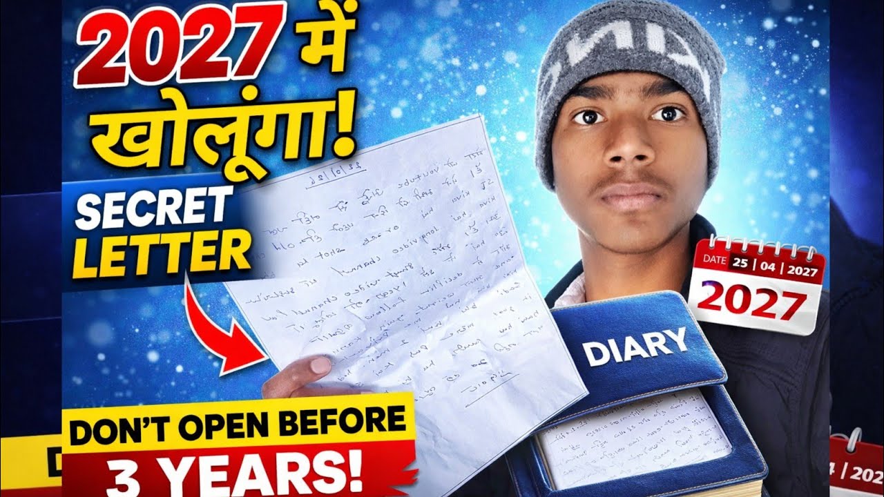My youtube and routine secret letter ✉️ Don't open before 3 years 😱 please check description box 🎁