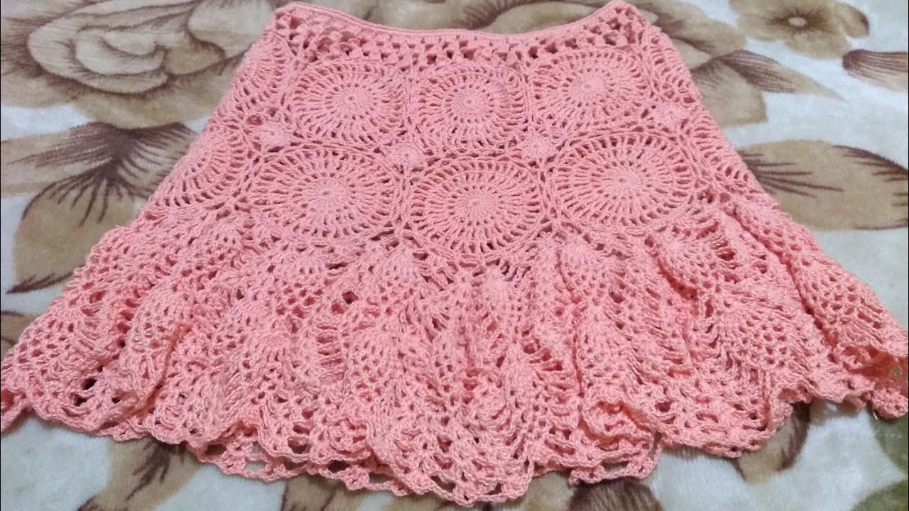 Saia de crochê fácil e rápida 1° Parte