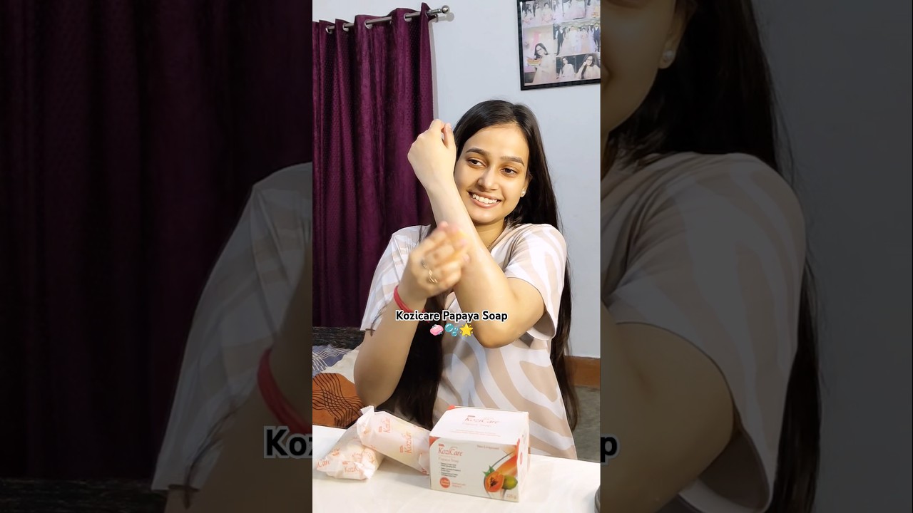 Kozicare Papaya Soap, for achieving radiant, glowing skin!l🧼🌟 #trending  @kozicare1722 #ytshorts