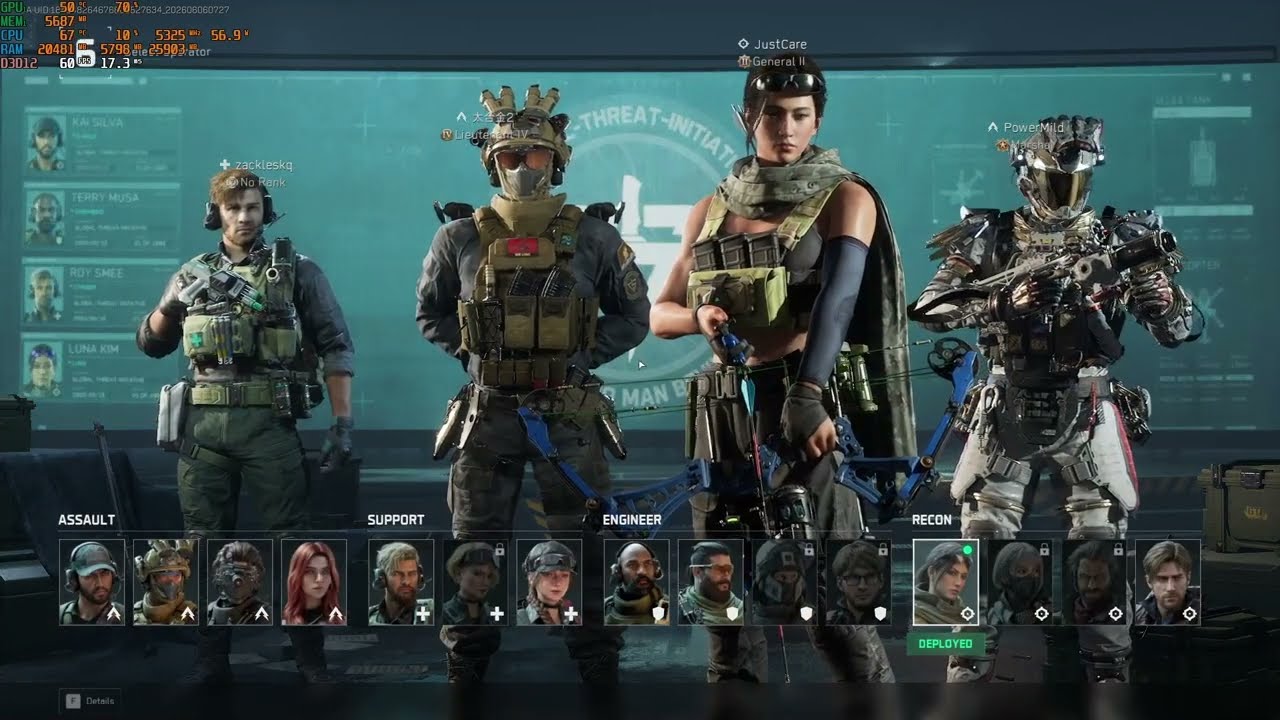 Delta Force Season 9 l AMD Ryzen 7 7700 & RX 9060 XT (16) (1080P Maximum Settings FSR 3.0 Quality)