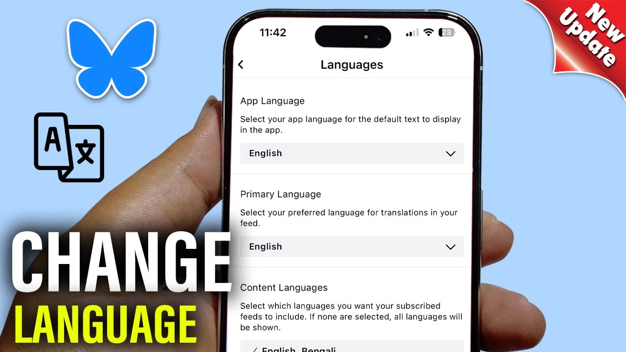How to Change the Language on Bluesky App (Android & iOS)