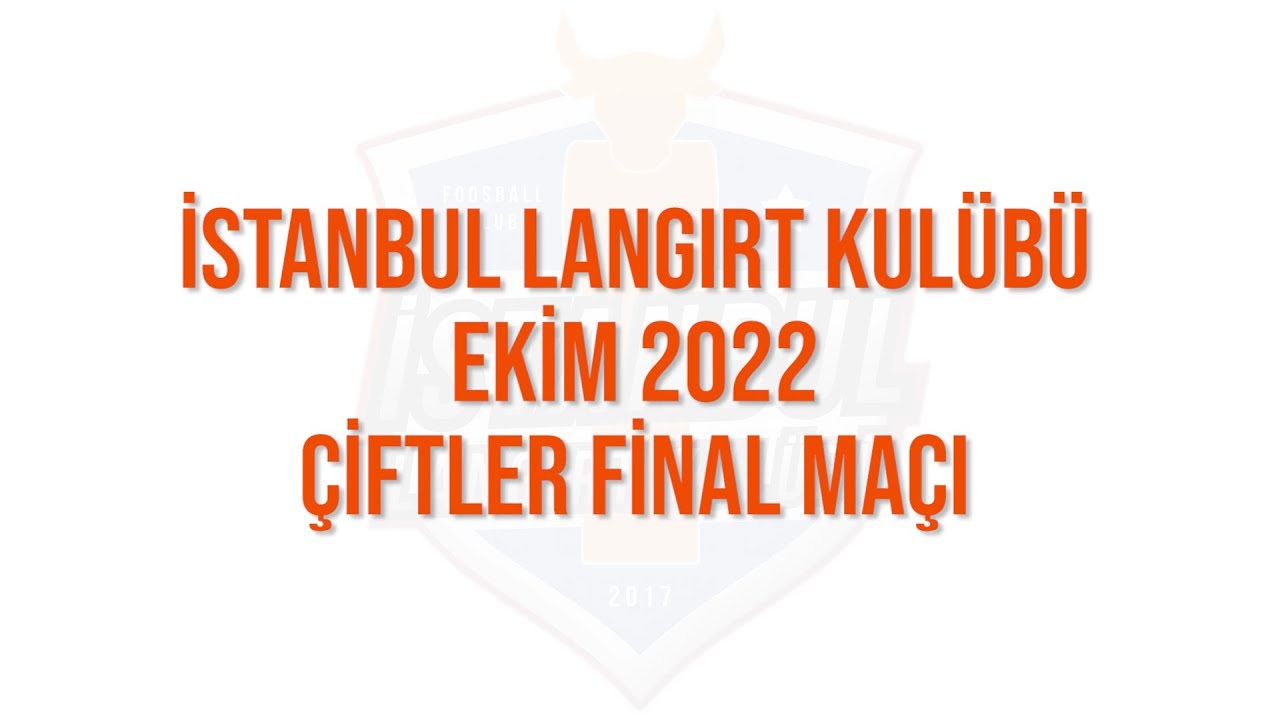 Ekim 2022 Çiftler Finali - October Open Doubles Final