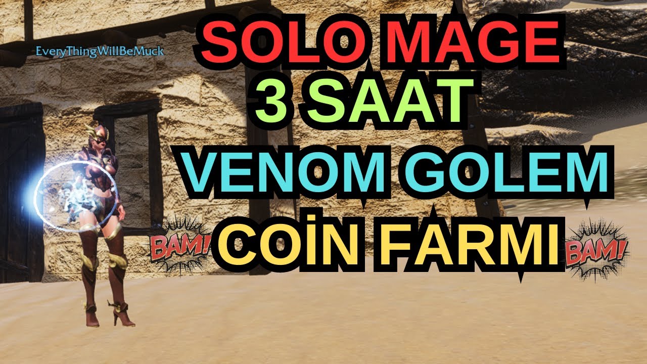 3 SAAT SOLO MAGE VENOM GOLEM  COİN FARMI / GB YÜKSELDİ / SLOTLAR DROBLARA ELVEDA DEMİŞ / RİSE ONLİNE