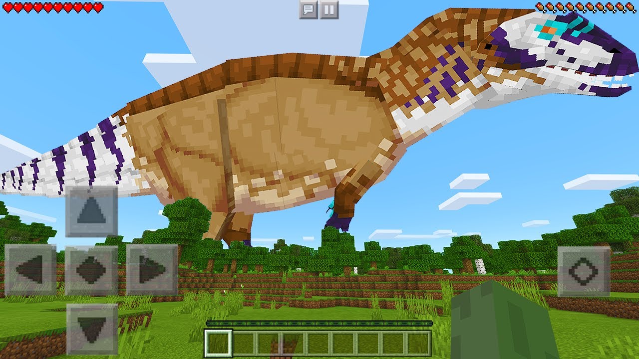 Мод Dinosaur Prehistoric Animalia в Minecraft Pocket Edition