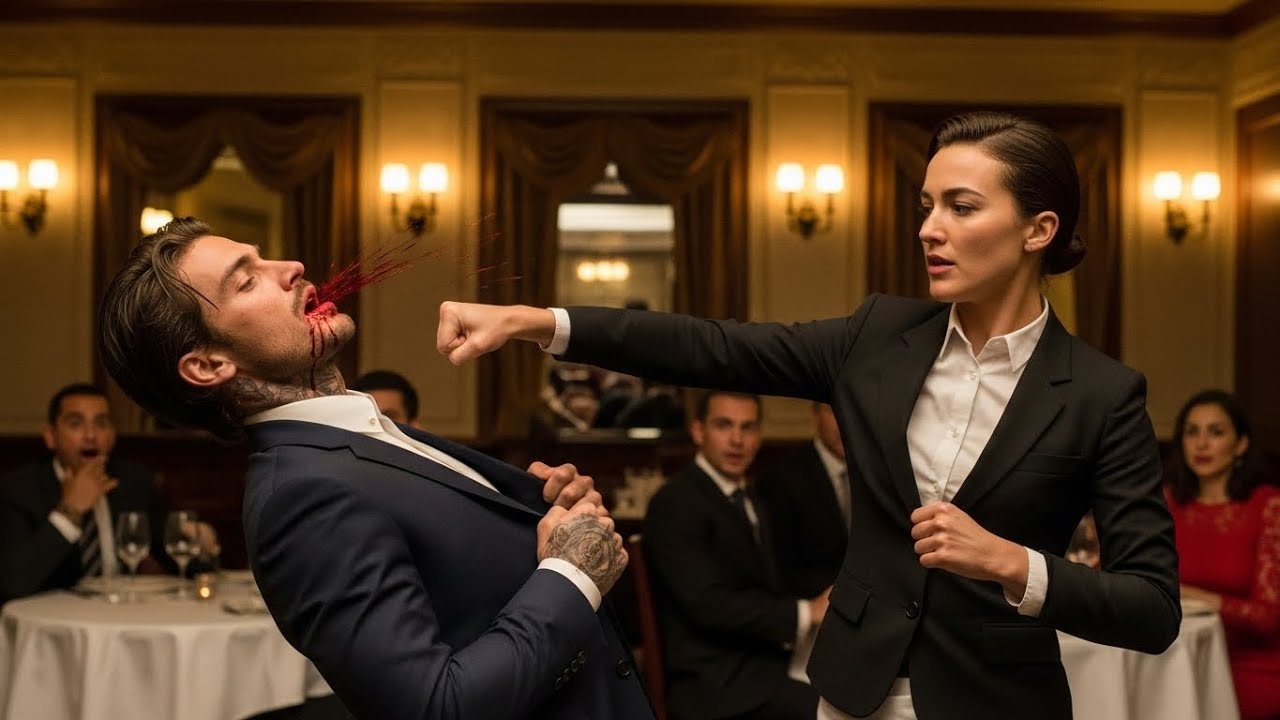 Arrogant Mafia Boss Spits on Poor Waitress, Then She Broke His Jaw With One Punch