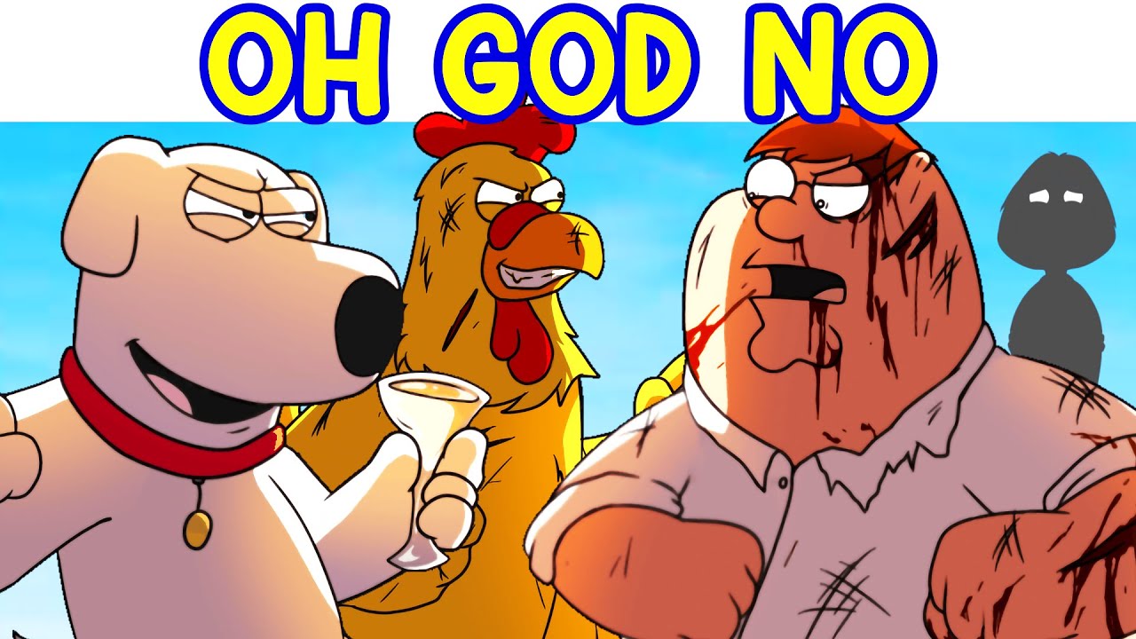 Friday Night Funkin': OH GOD NO (Peter vs Brian & Giant Chicken) Family Guy Mix