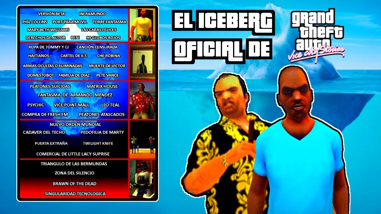 EL ICEBERG DE GTA VICE CITY STORIES [Especial Halloween]