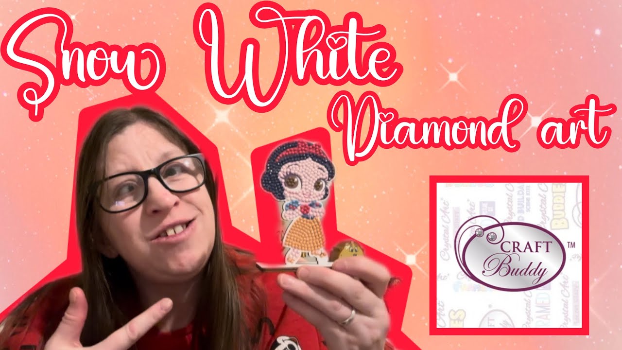 I Made a Snow White Diamond Art Buddy | Watch Her Shine! #craftbuddy