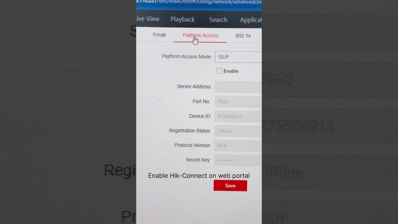 How to enable Hik-Connect on NVR’s Web Portal | Hikvision Hik-Connect 