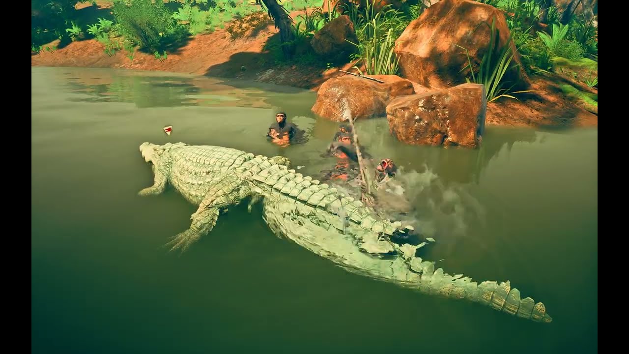 Hunting Crocodile In Ancestors  37
