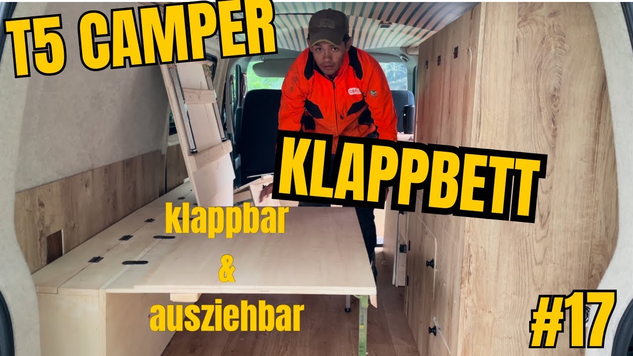 Klappbett bauen für den Transporter // T5 Camper F.17
