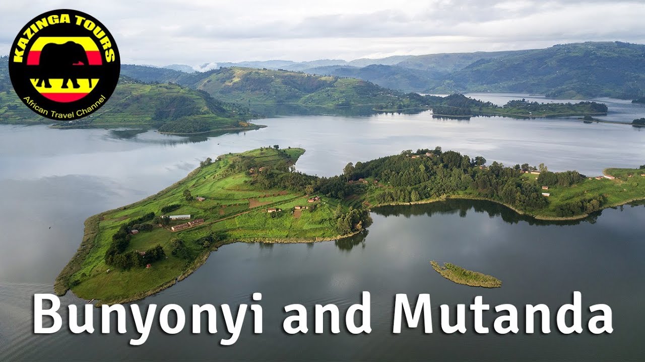 Lake Bunyonyi and Lake Mutanda by Drone
