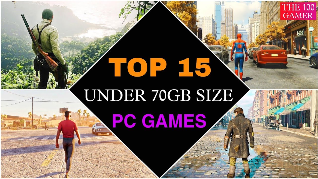 Top 15 Best Under 70GB Size PC Games 2022