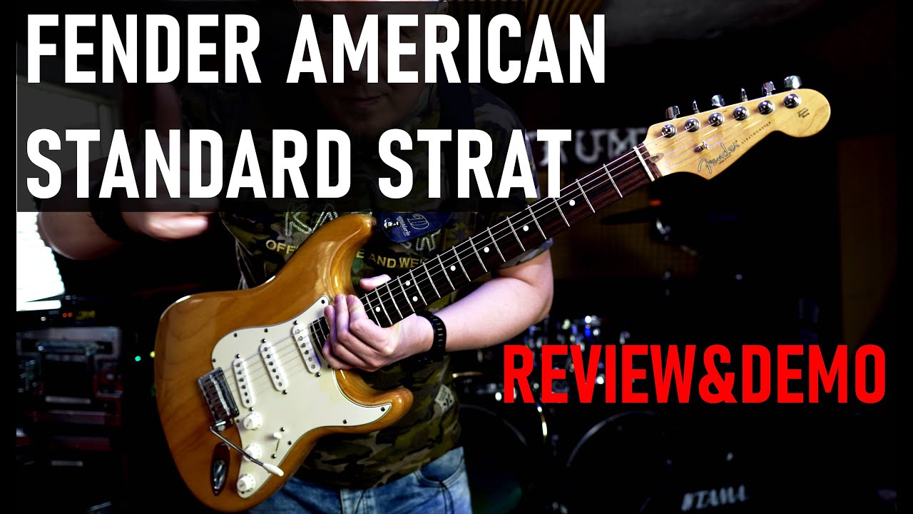 FENDER AMERICAN STANDARD STRATOCASTER 2006 60 ANNIVERSARY REVIEW & DEMO