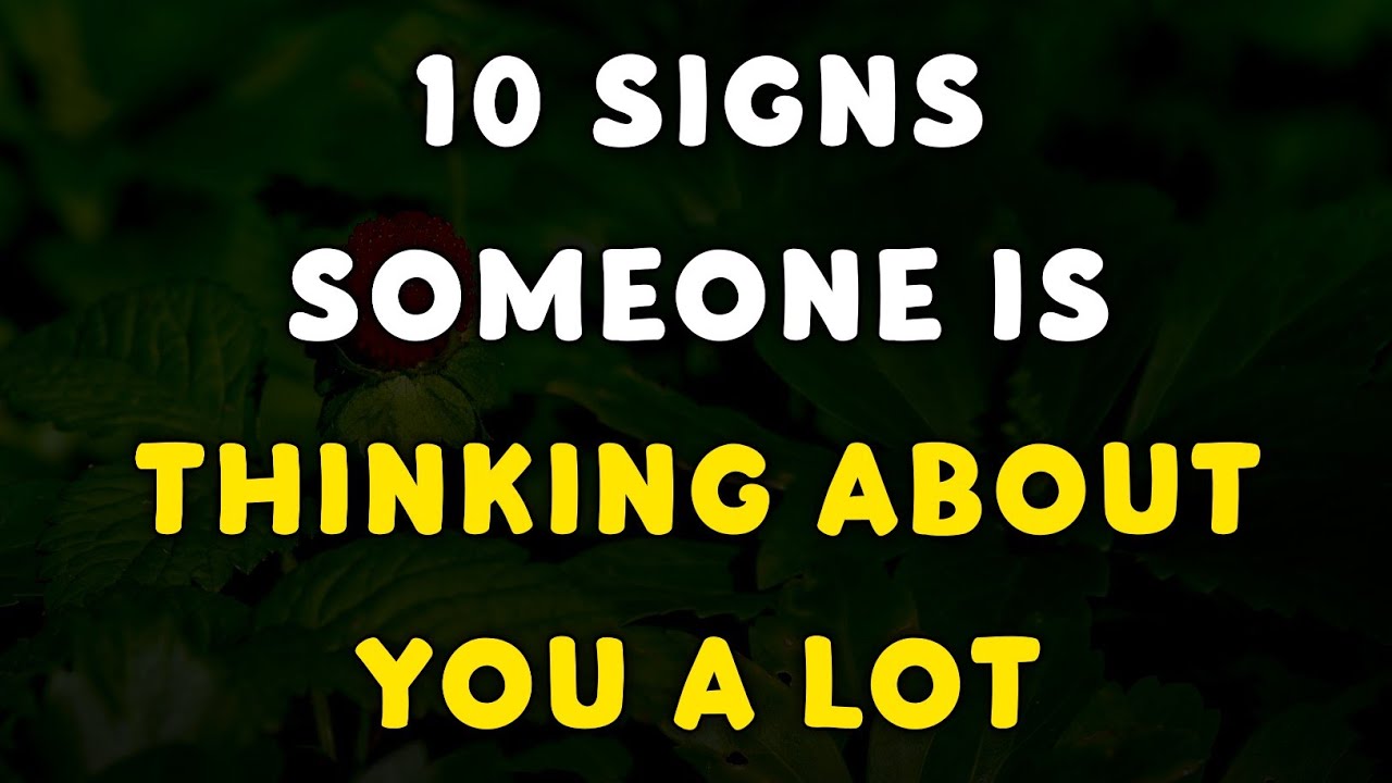 10 Signs Someone Is Thinking About You a Lot | Psychology Amazing Facts | @mindfactus