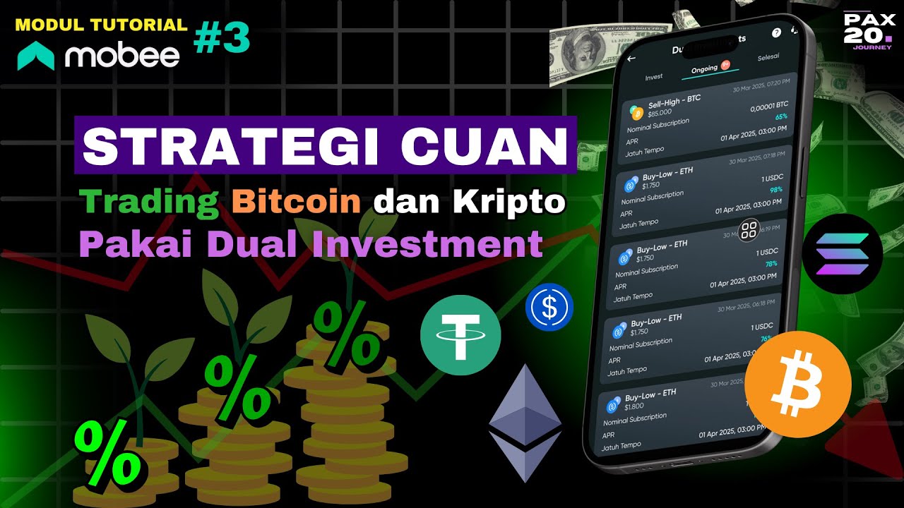 Strategi Cuan Trading Bitcoin dan Kripto Pakai Dual Investment di Mobee - Modul Tutorial Mobee 3