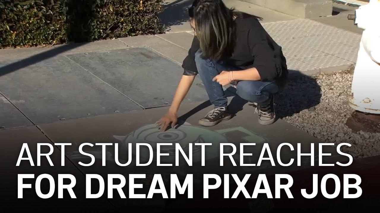 Art Student Trying to Get Pixar's Attention in an Unusual Way