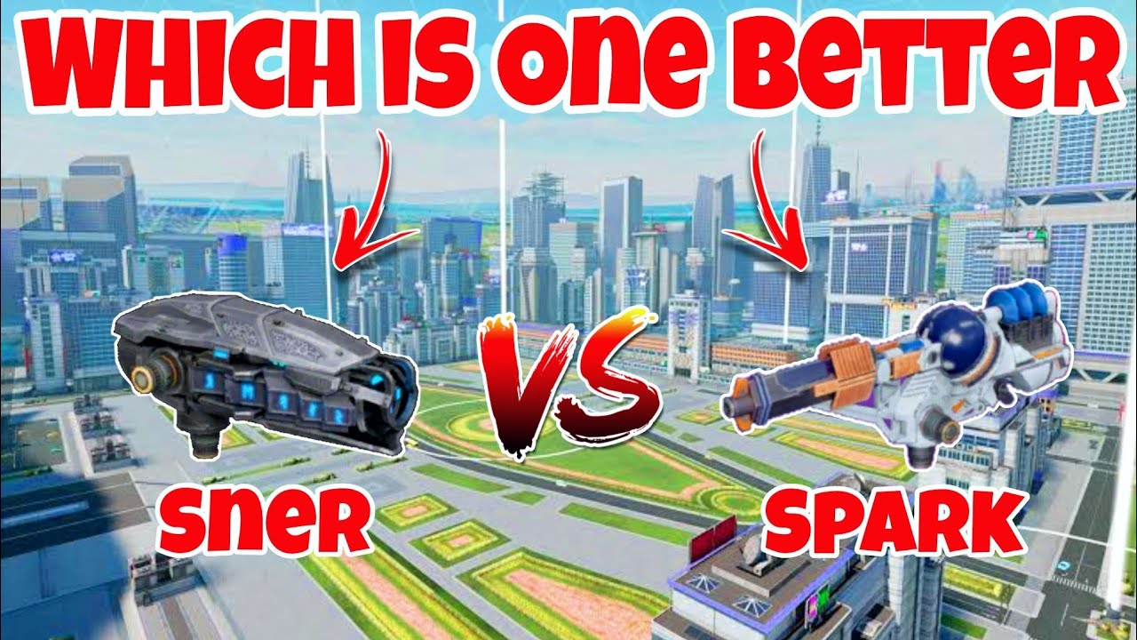 WR🔥Sner VS Spark Weapon Comparisons |WAR ROBOTS|
