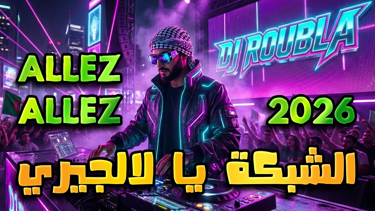 أغنية المنتخب الجزائري 2026 🔥 Cover & Remix &ldquo;Allez Allez&rdquo; &ndash; Cheb Tarik | DJ Roubla