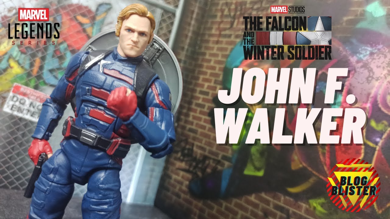 Marvel Legends Capitan America John Walker Disney Plus Exclusivo de WalMart Revisión Review Español