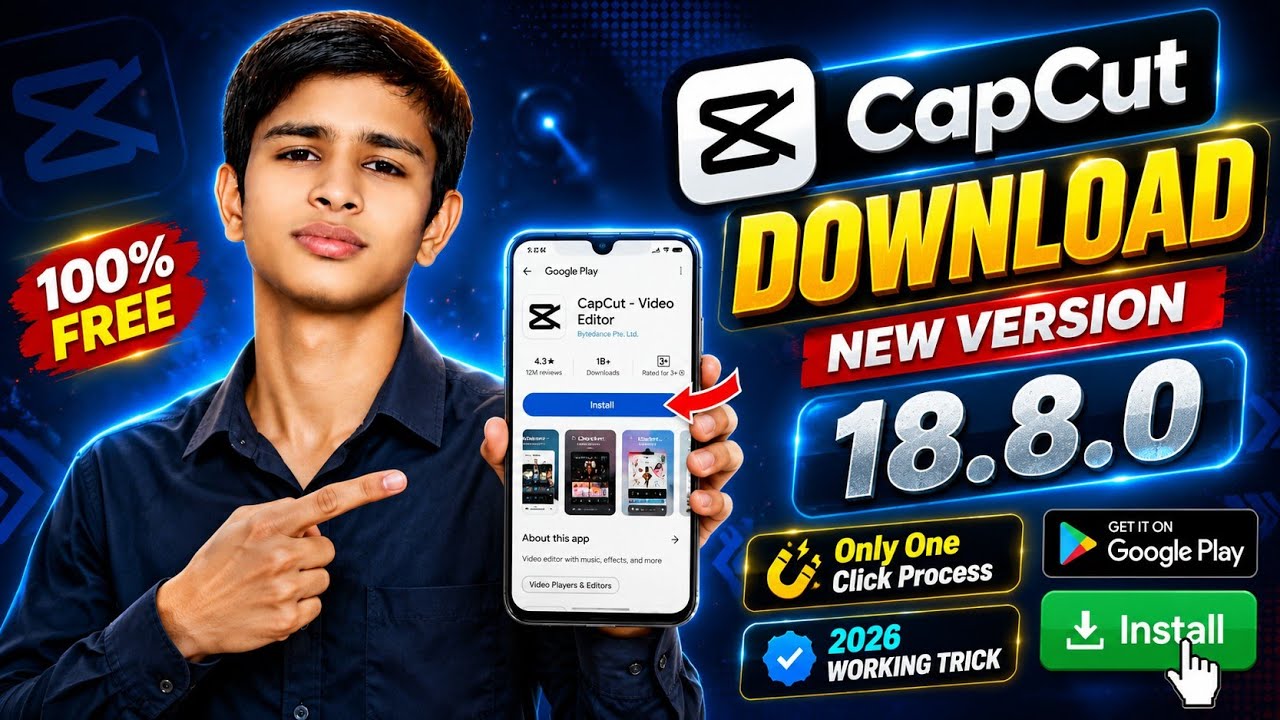 🔥 How To Download CapCut v18.8.0 Officially | Latest Version Install 2026 | 100% Working ✅