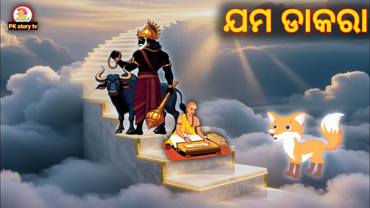 ଯମ ଡାକରା  | odia gopo | odia gapa story | odia cartoon story gapa | odia moral stories