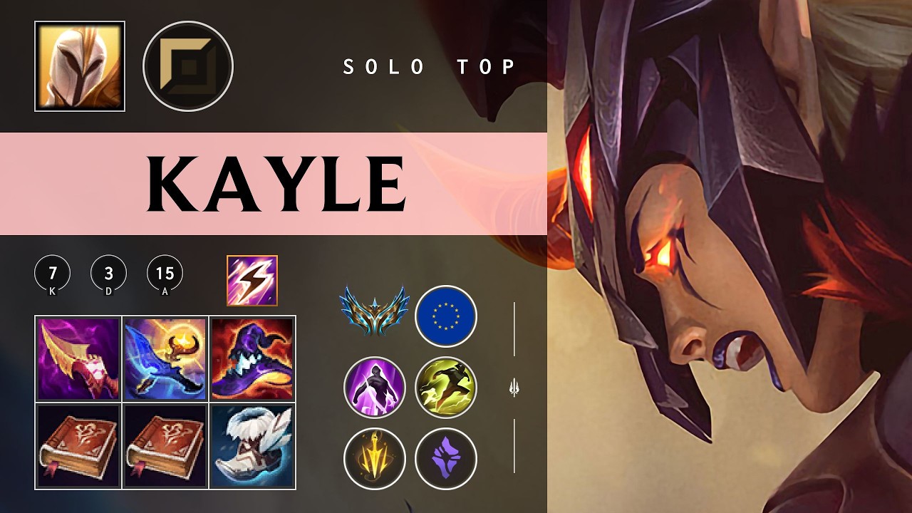 Kayle Top vs Singed - EUW Challenger Patch 26.04