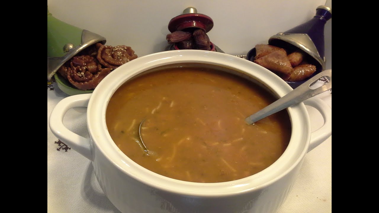 طريقة تحضير الحريرة المغربية(وصفة للمبتدئات) recette de harira marocaine