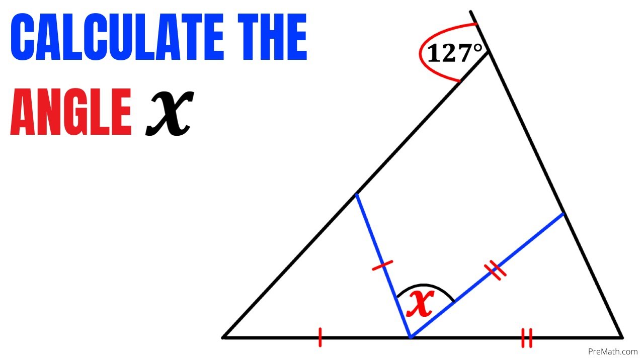 Calculate the angle X and justify | Learn how to Solve the Geometry problem Quickly