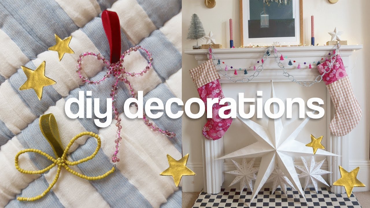 Handmake your Christmas Decorations ✨ Easy DIY Christmas Decorations on a budget