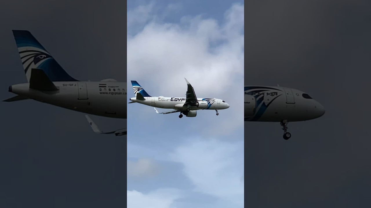 EgyptAir A320neo Landing In Abidjan,Ivory Coast🇨🇮 