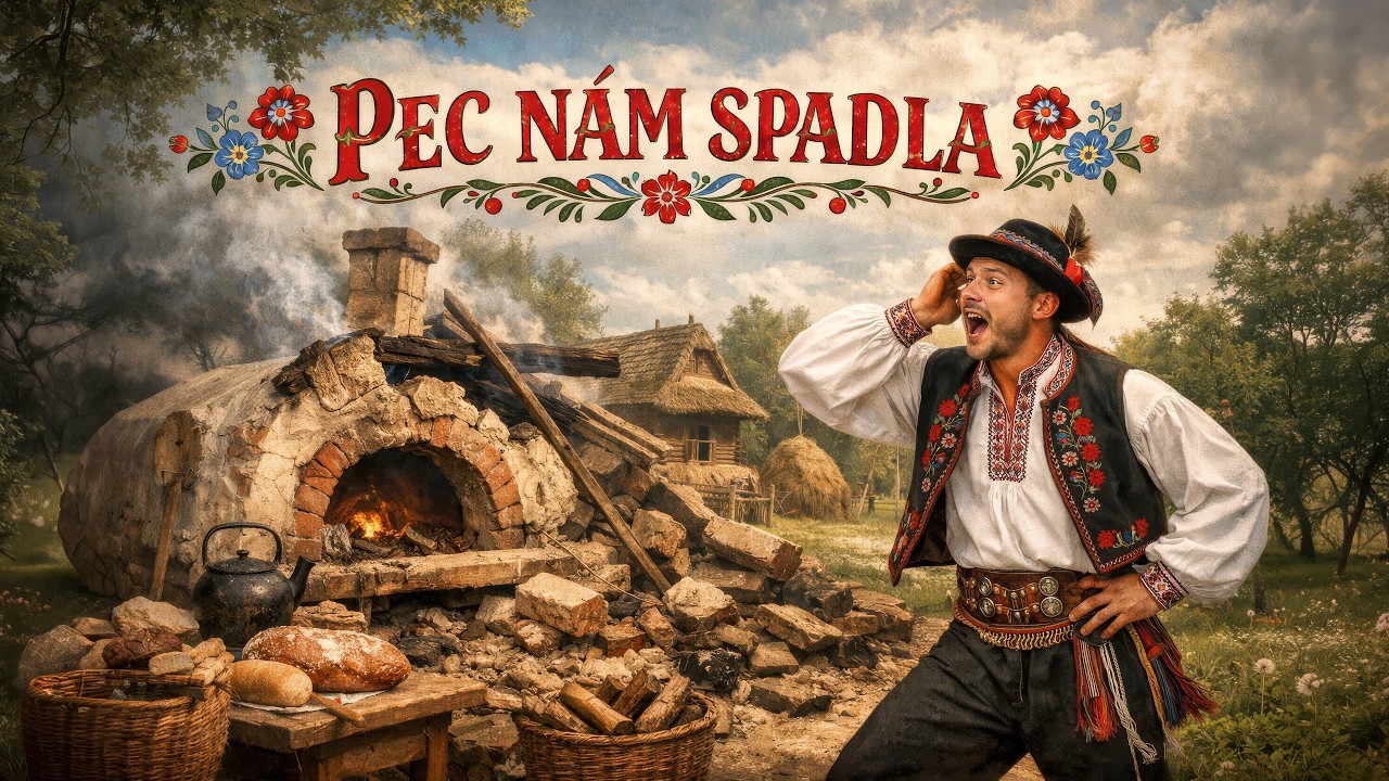 Pec nám spadla - AI remix #slovenskyfolklor #slovenskahudba #hudba #folksong