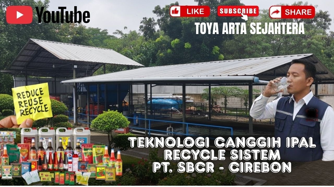 IPAL | Instalasi Pengolahan Air Limbah PT SBCR Cirebon: Cara Pabrik Saus Surabraja Mengolah Limbah
