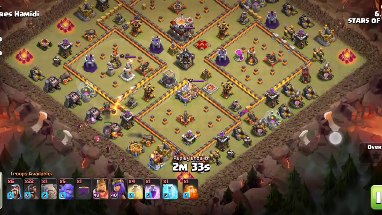 Th10 vs Th11 island base:    Easy 3 star attack ⭐🌟⭐
