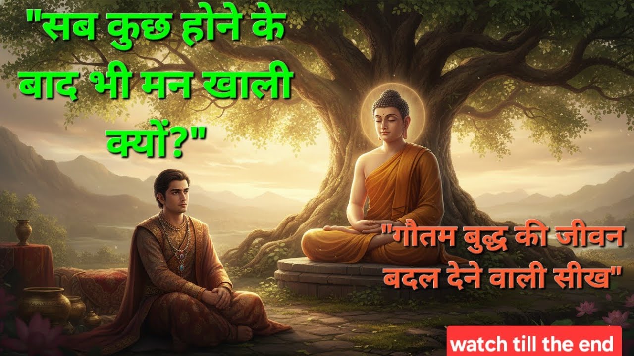 सब कुछ पाने के बाद भी मन खाली क्यों रहता है? | Gautam Buddha Ki Seekh | Life Changing Story