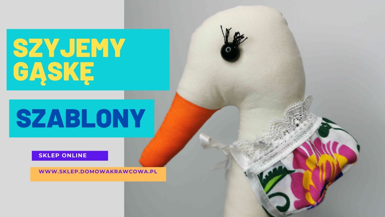 Tilda goose pattern - Gąska tilda wykrój