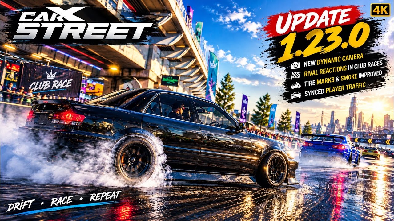🔥 CarX Street UPDATE 1.23.0 Is INSANE! 😱 New Camera + REALISTIC DRIFT SMOKE! 🚗💨 | iPhone 15 4K