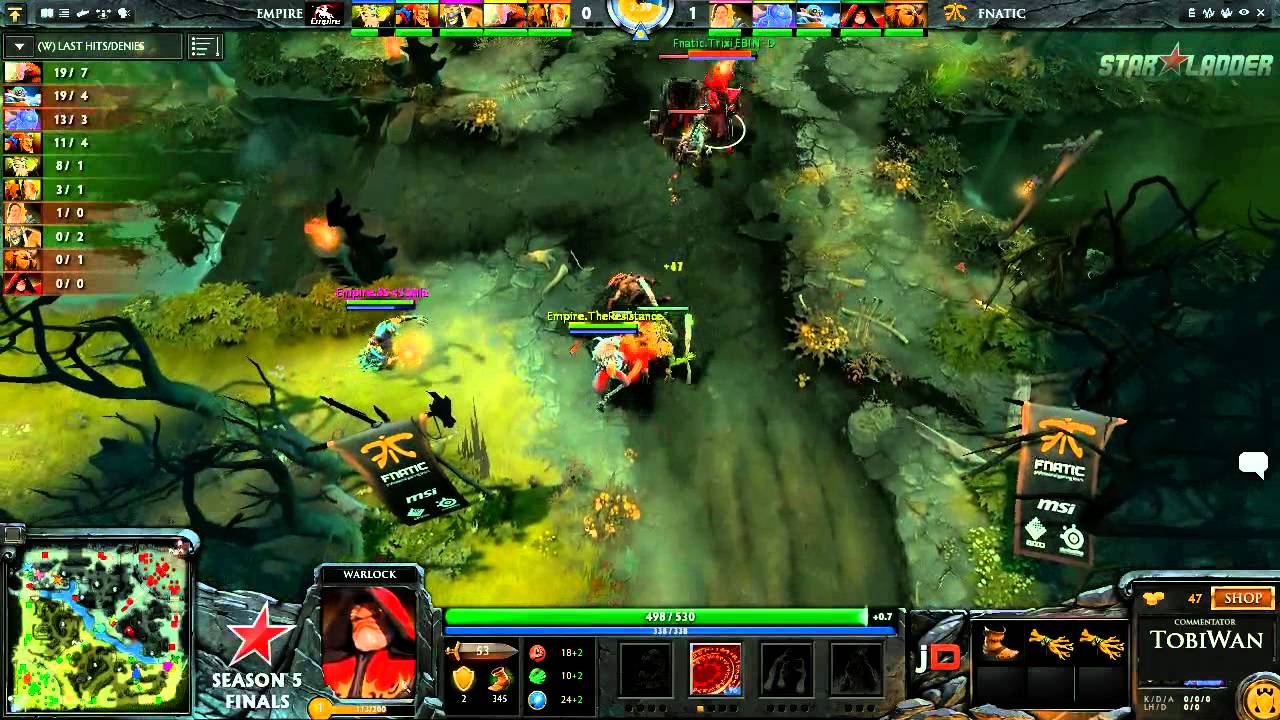Fnatic EU vs Team Empire Game 1 - StarLadder SV Finals - TobiWan