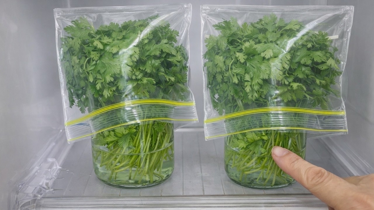 Store Fresh Cilantro for 12 Months in Just  Easy Steps!