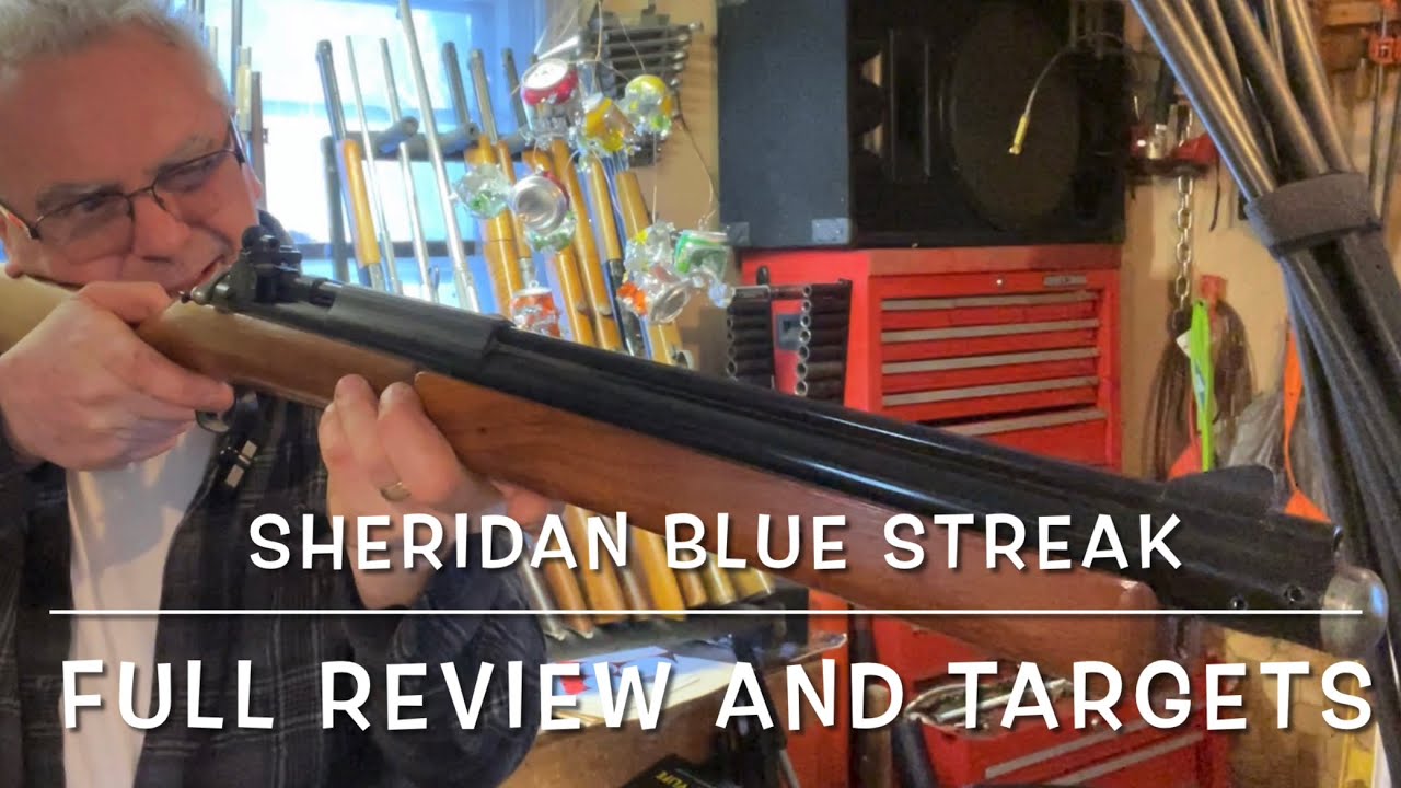 Sheridan Blue Streak .20 caliber multi pump air rifle Full review chronograph trigger pull targets!