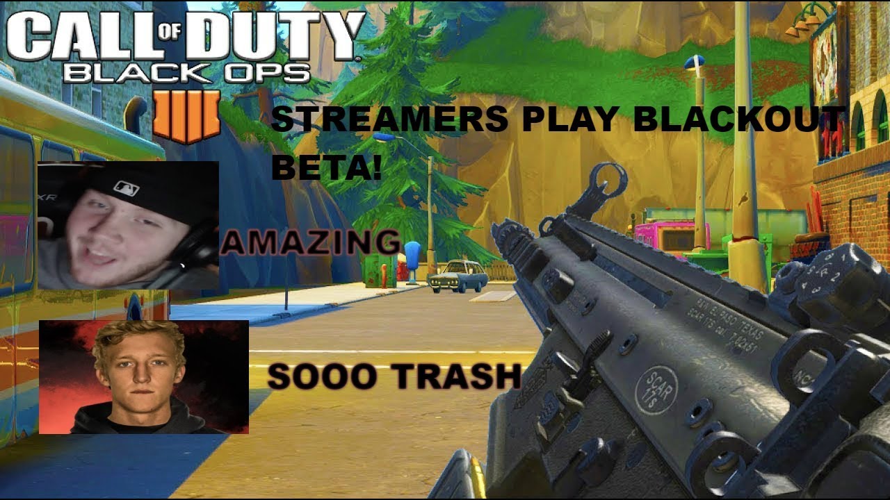 STREAMERS PLAYING BO4 BLACKOUT BETA (TFUE, NINJA)