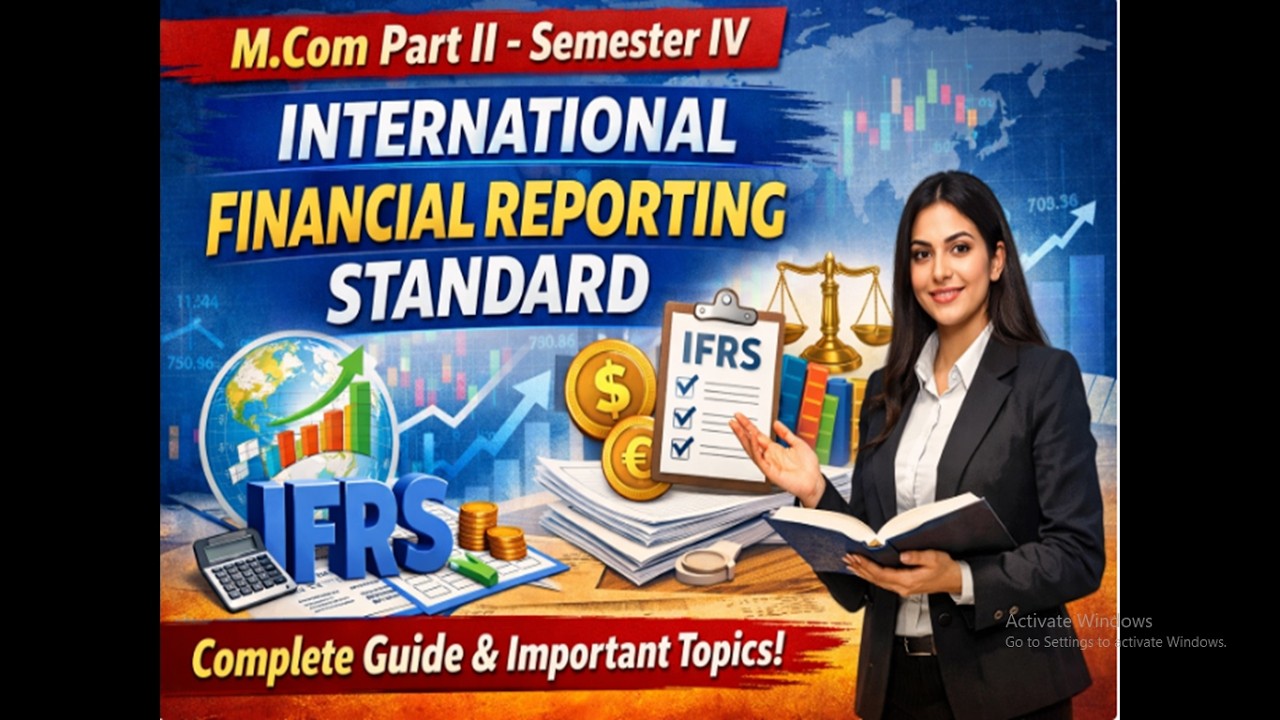MCOM part   II I IFRS I Introduction to IFRS I Mumbai University