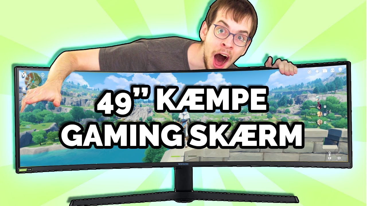UNBOXER MIN NYE K&AElig;MPE SK&AElig;RM | Samsung G9