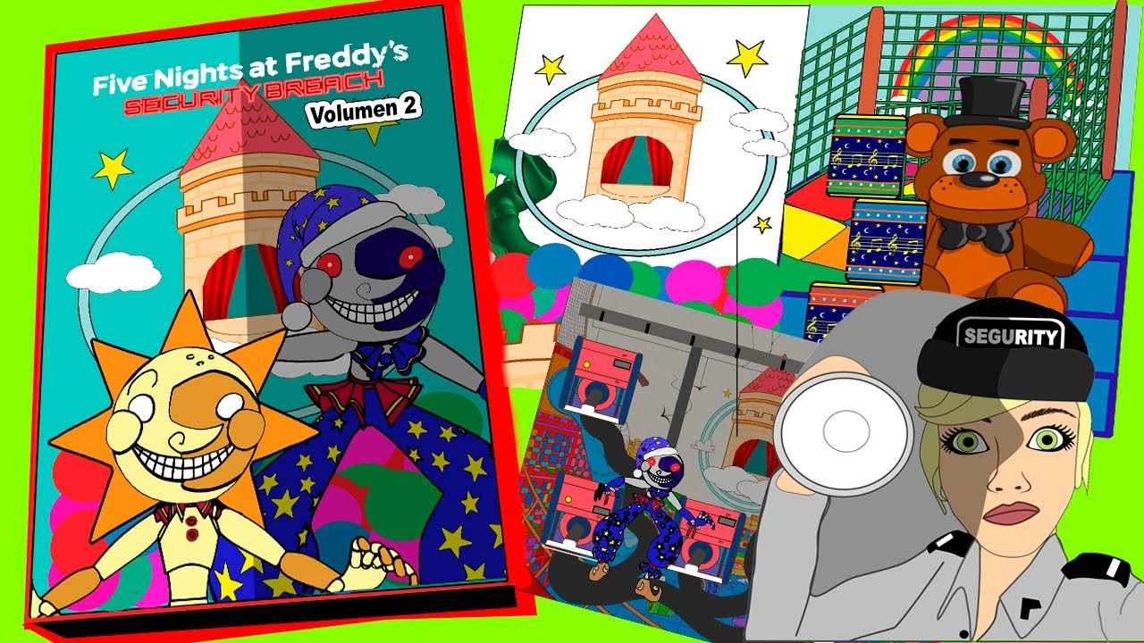HAZ UN LIBRO FIVE NIGHTS AT FREDDY VOL 2 / DIY SUNDROP AND MOONDROP