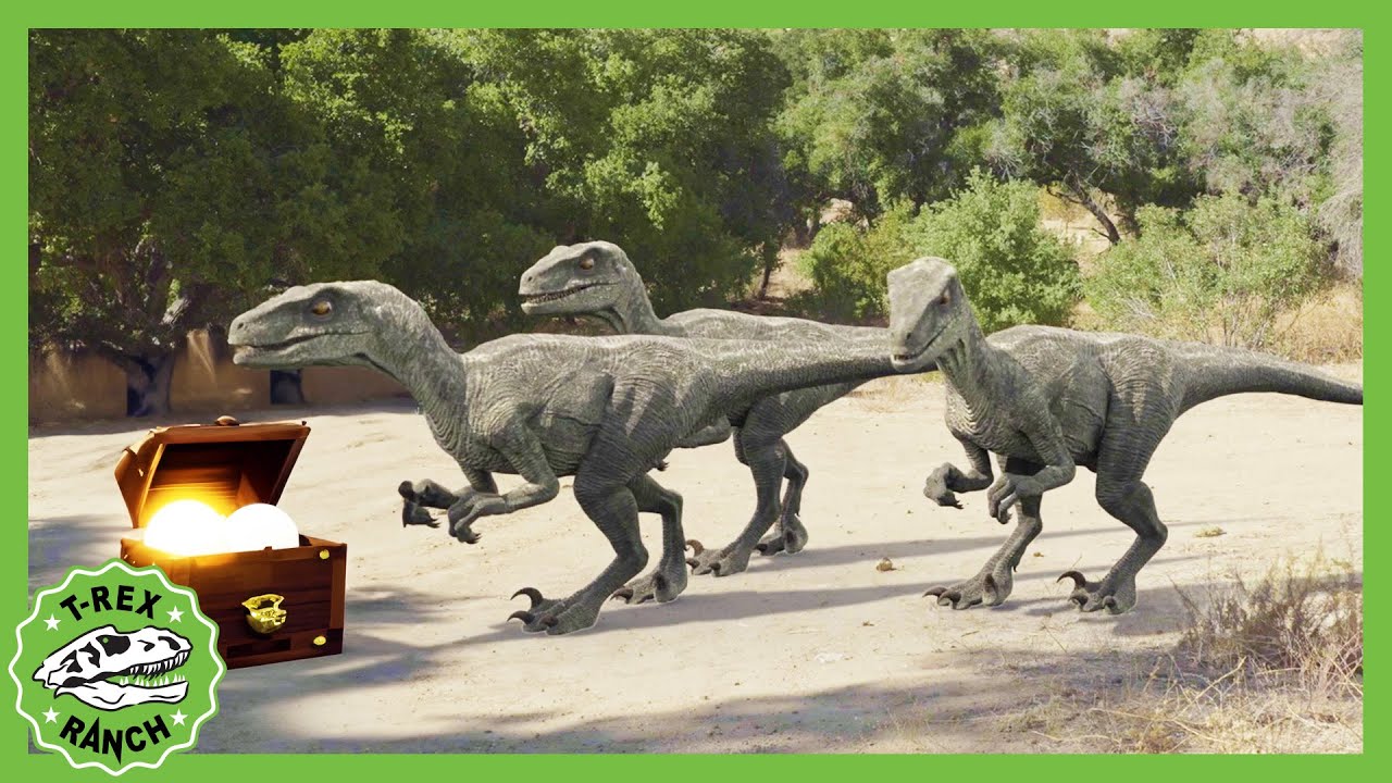 Dinosaur Treasure Hunters | T Rex Ranch | Learning for Kids - Explore With Me!