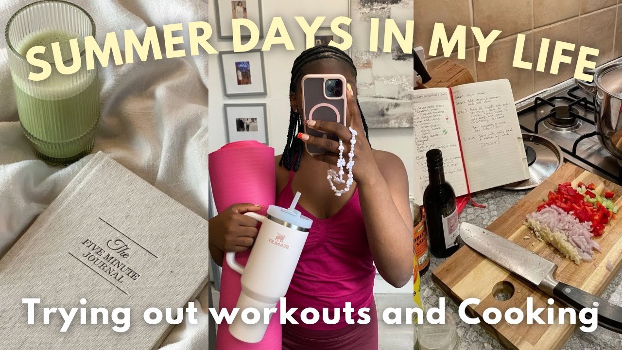 MY SUMMER DAYS IN LONDON- BUILDING NEW HABITS! A week of cooking and working out, Healthy habits