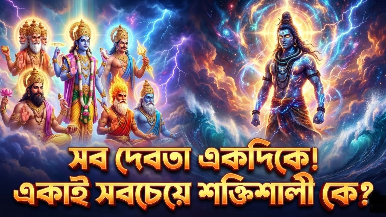 সব দেবতা একদিকে, আর একজন একা! সবচেয়ে শক্তিশালী দেবতা কে?⚡🔱