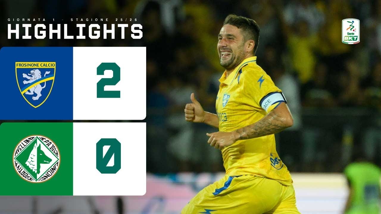 Frosinone-Avellino 2-0 | KOUTSOUPIAS e MARCHIZZA fanno volare i Leoni | Highlights Serie BKT